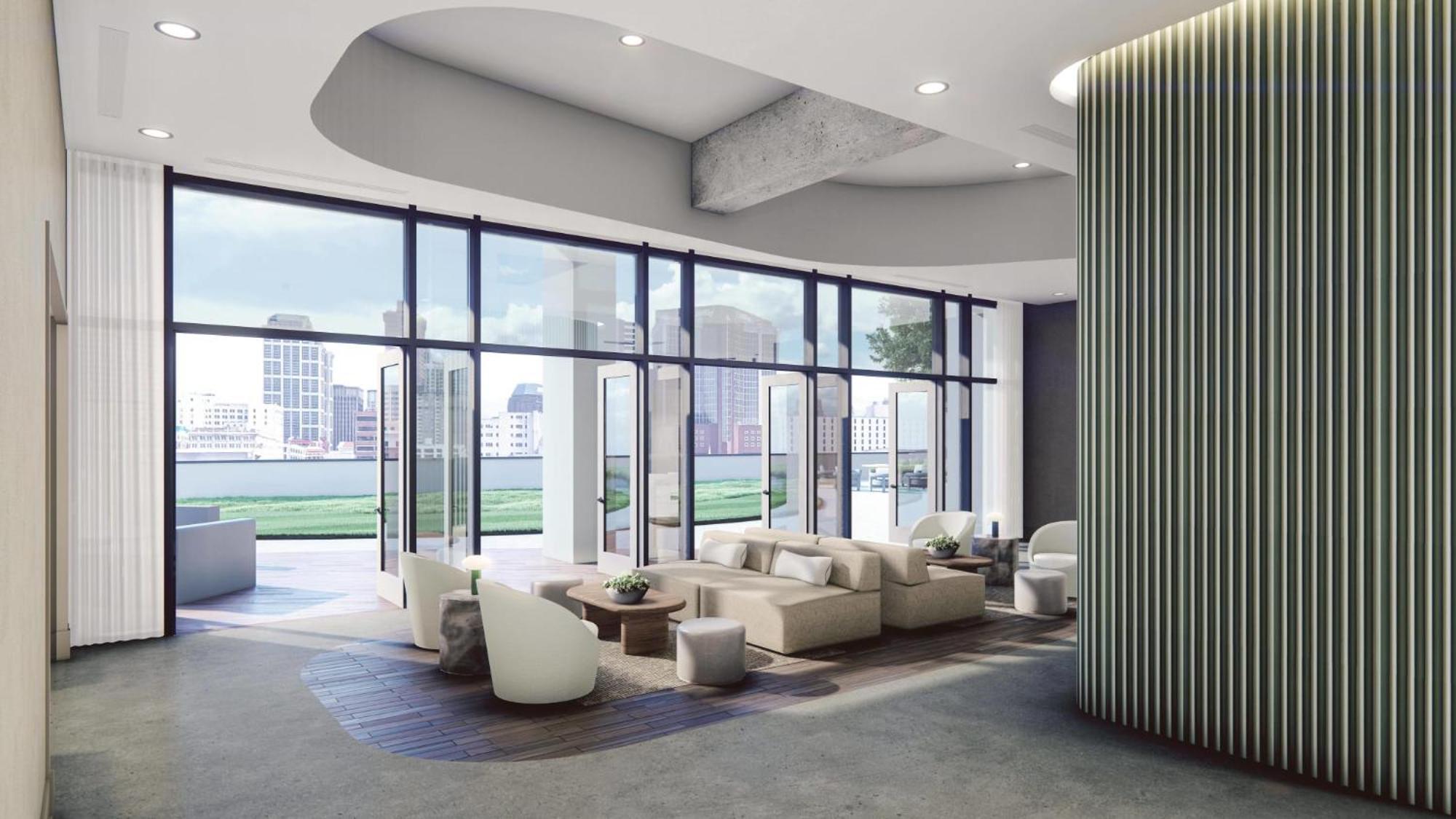 Contemporary City Living Apartments In Nashville Ngoại thất bức ảnh